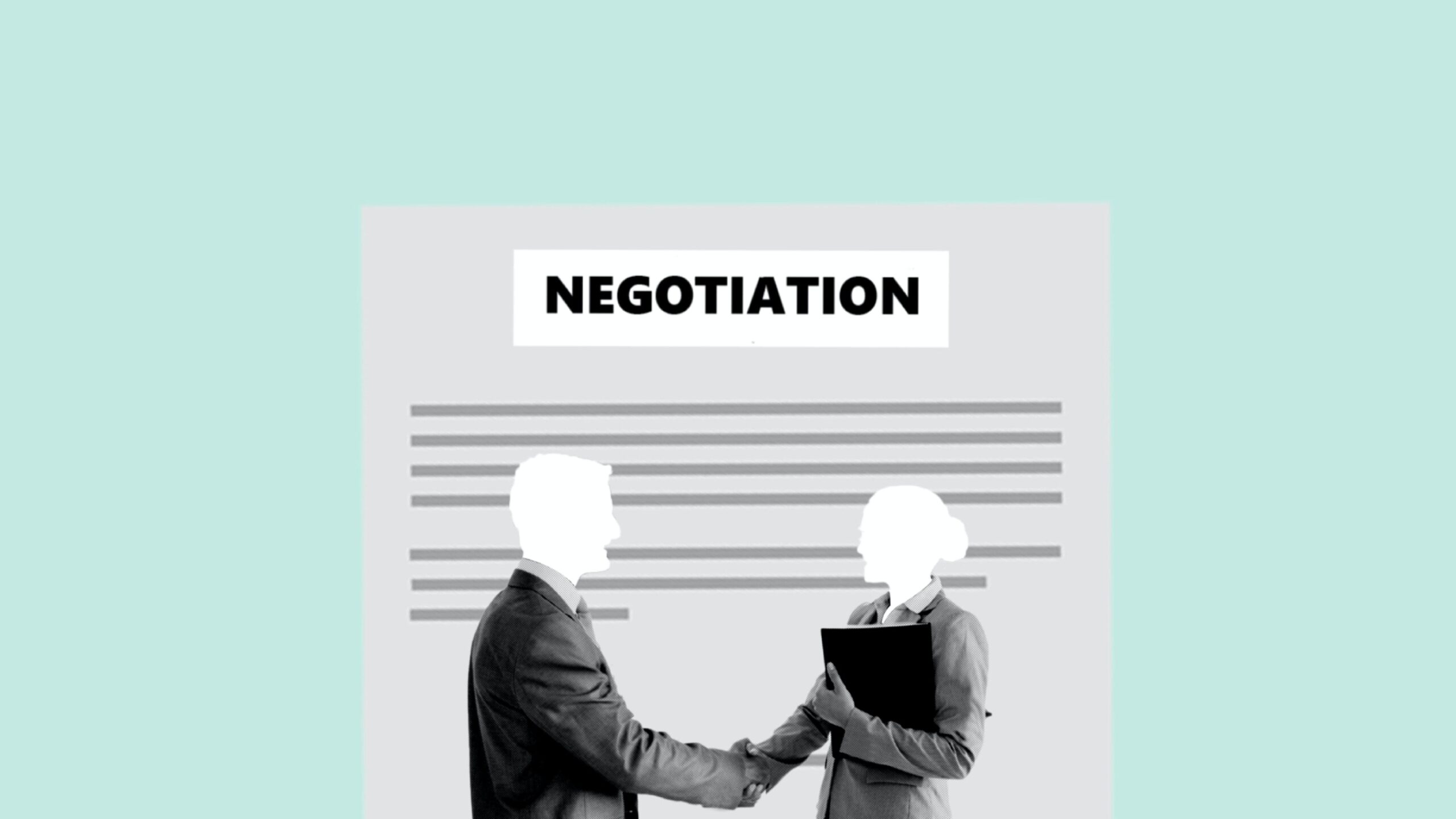 photo of two people shaking hands