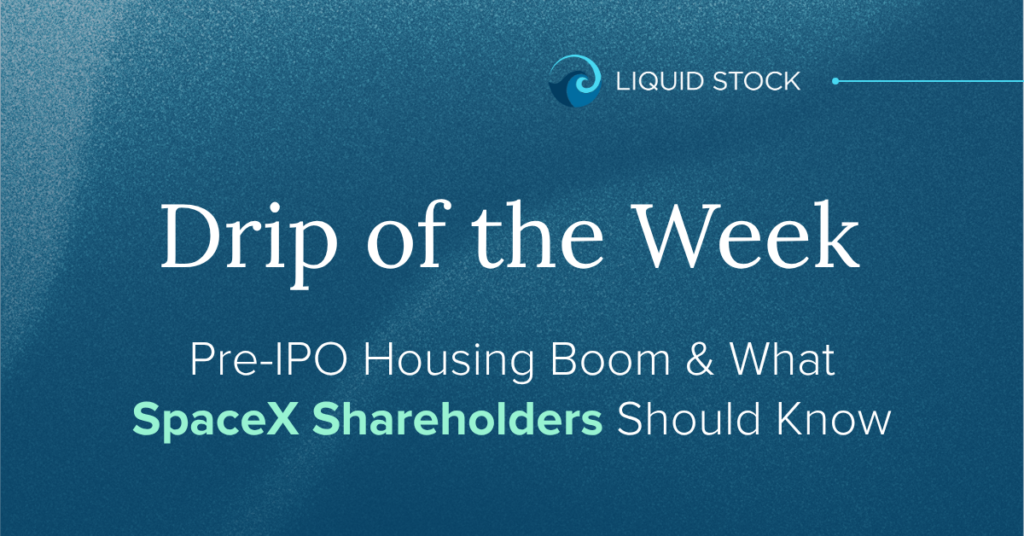 drip of the week spacex shareholders