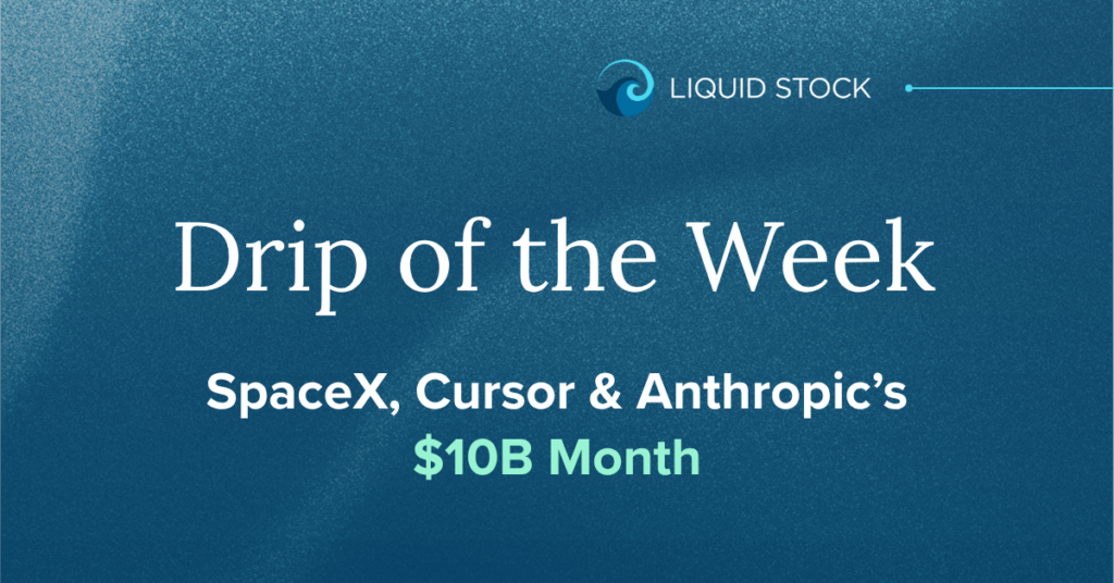 drip of the week $10bn month